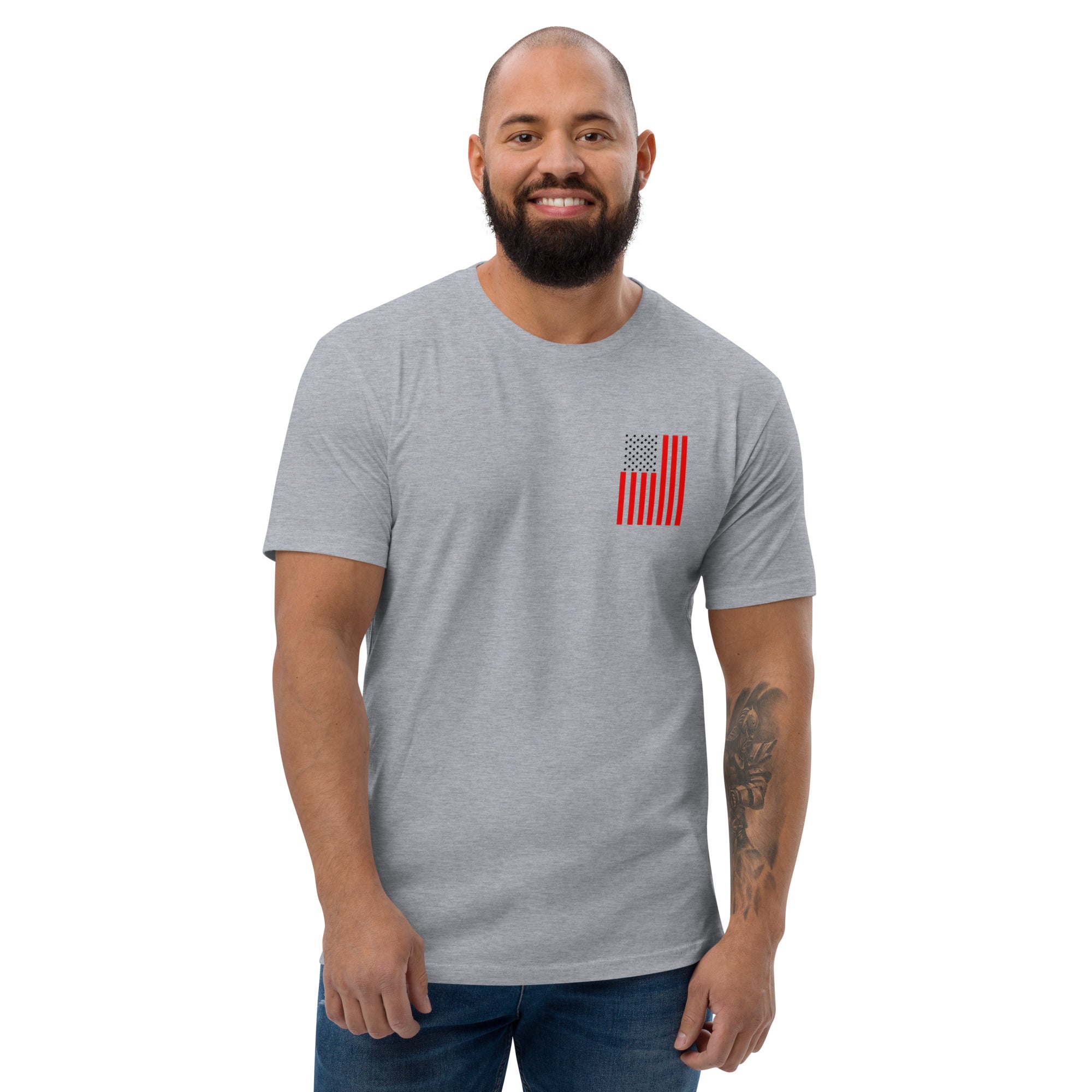 Men's American pride red and blue t-shirt