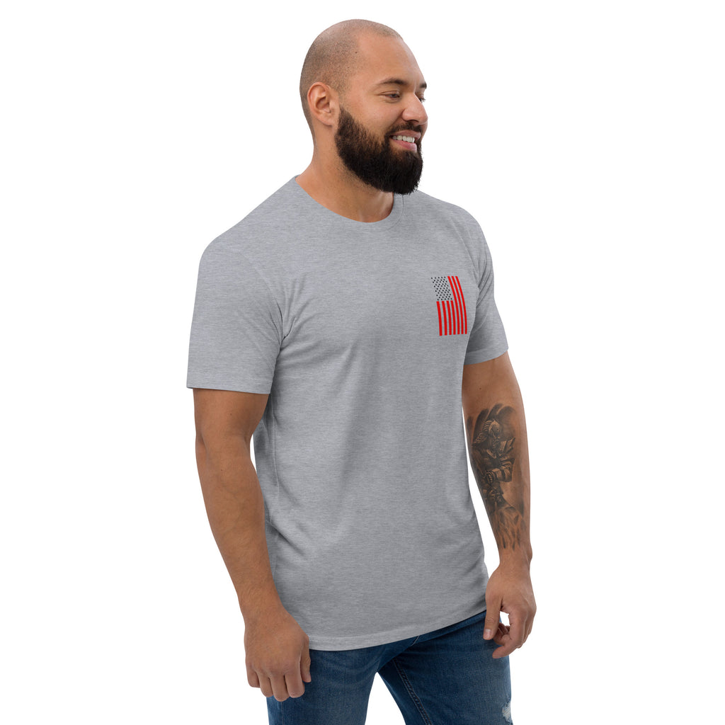 Men's American pride red and blue t-shirt