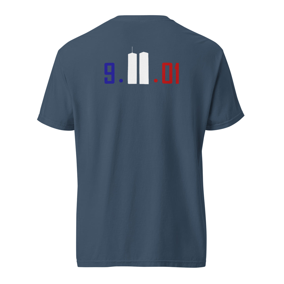 men's 9/11 commemorative t-shirt blue