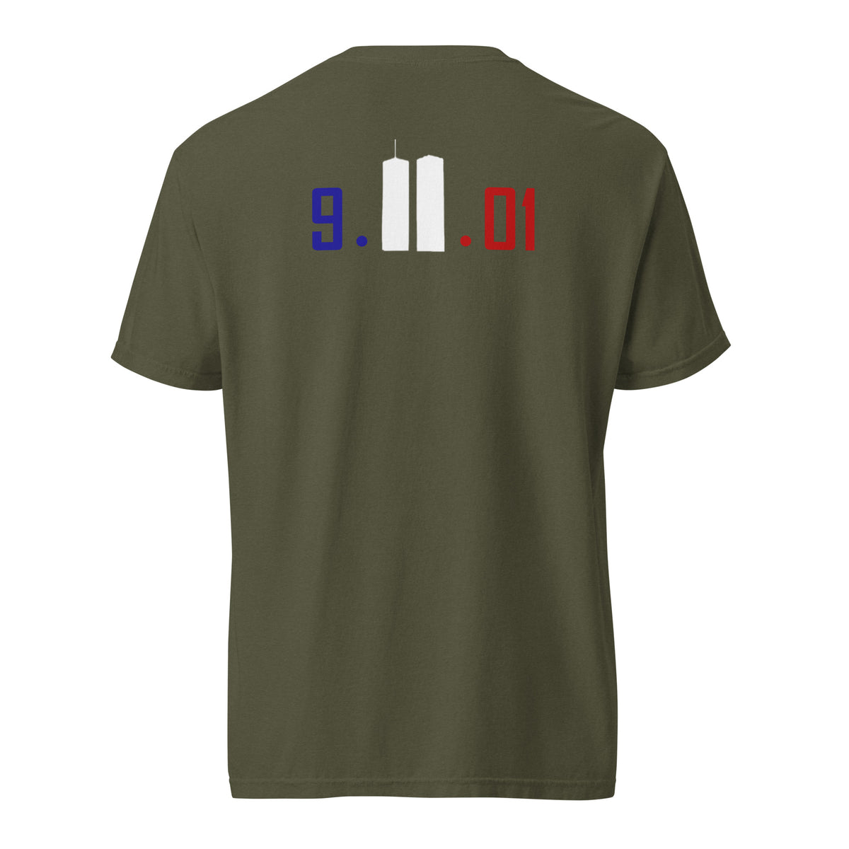 men's 9/11 commemorative t-shirt green