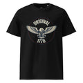 Men's Original 1776 vintage distressed eagle design t-shirt black