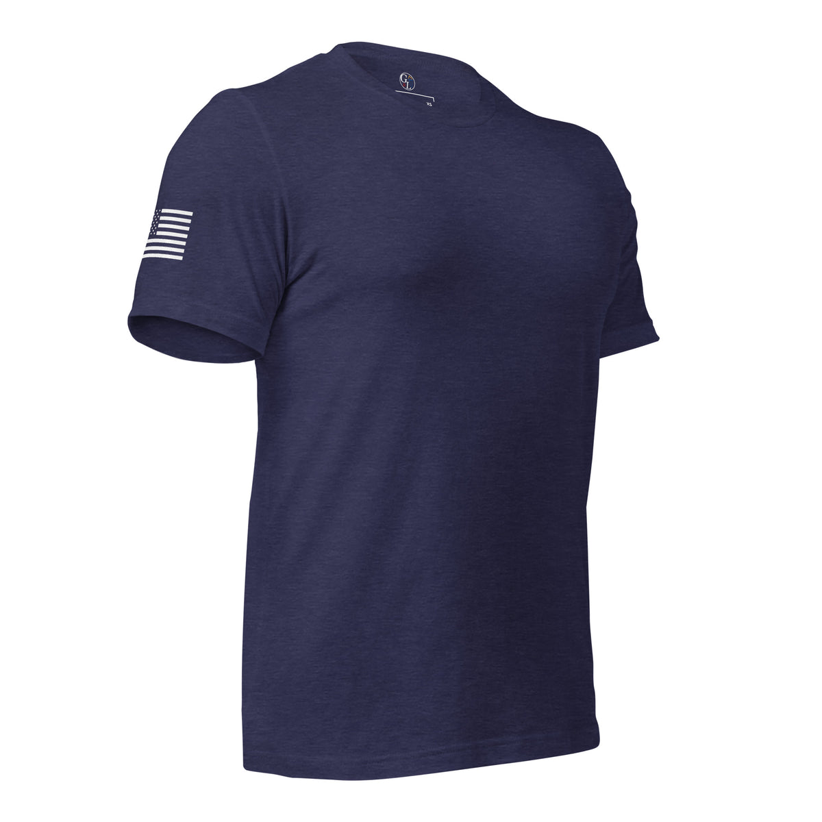 Men's preamble American flag patriotic design blue