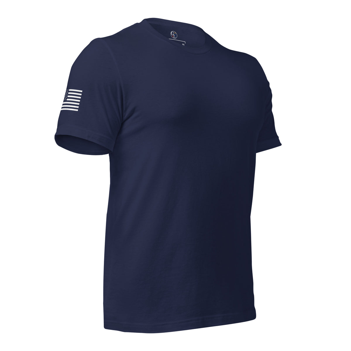 Men's preamble American flag patriotic design blue