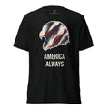 Men's Black America Always red, white and blue eagle t-shirt