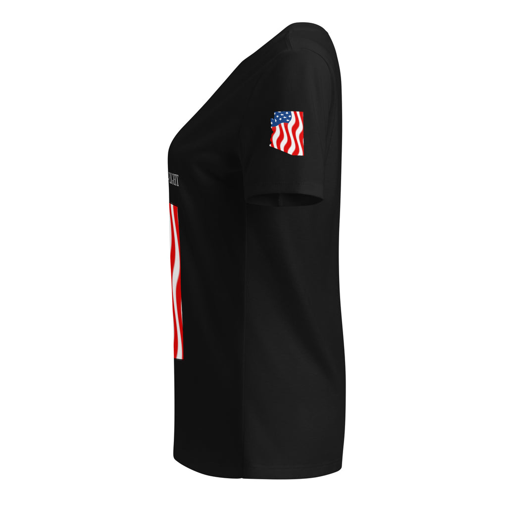 Black women's patriotic American Flag Arizona t-shirt